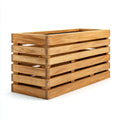 Hochbeet Pflanzkasten Natur 100 x 40 x 45 cm Massives Akazienholz Rechteckig